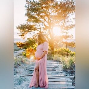 Lulus Maternity Photoshoot Dress